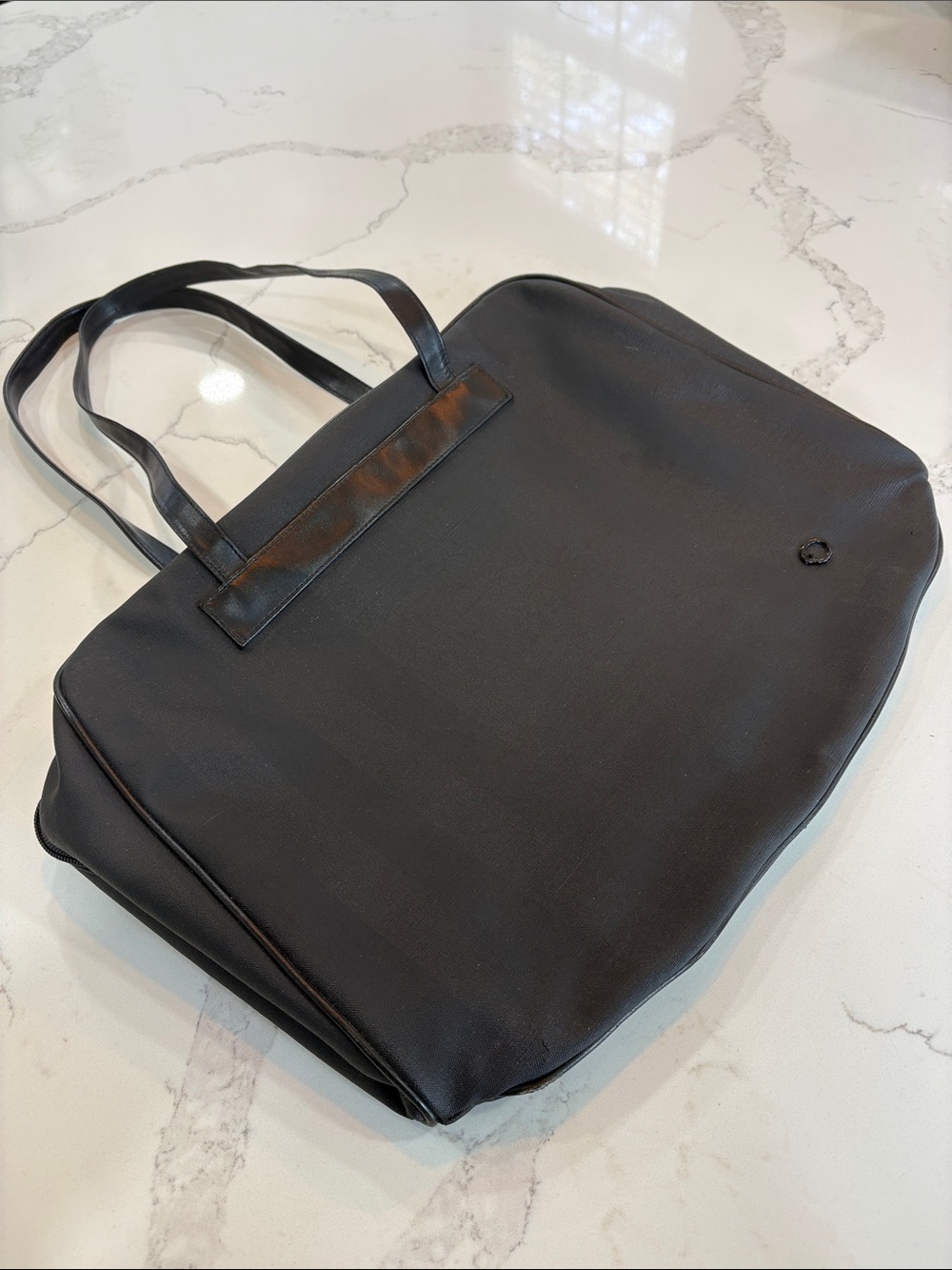 Oscar de la Renta Black Laptop Tote Bag - Picture 11 of 11